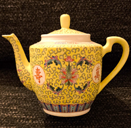 Porzellan teekanne mit deckel - teekanne,
